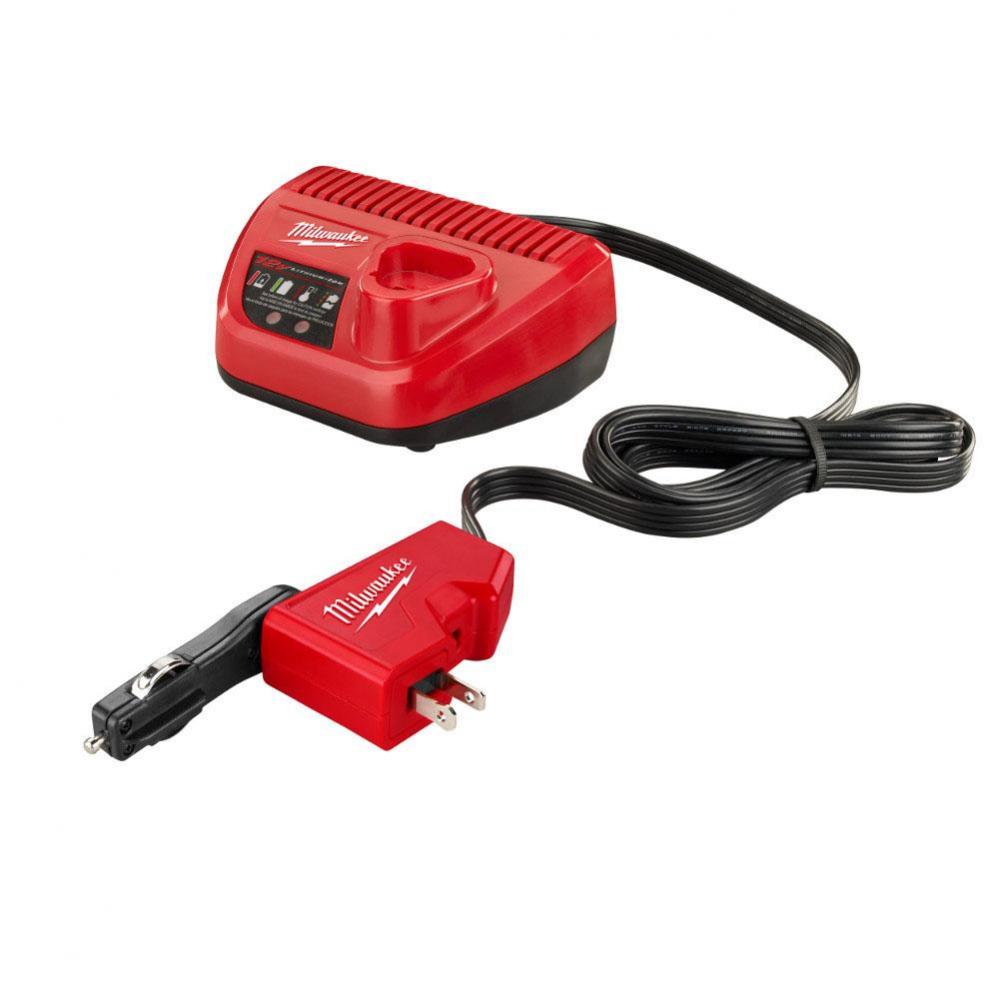 M12 Lithium-Ion Ac/Dc Wall And Vehicle Charger