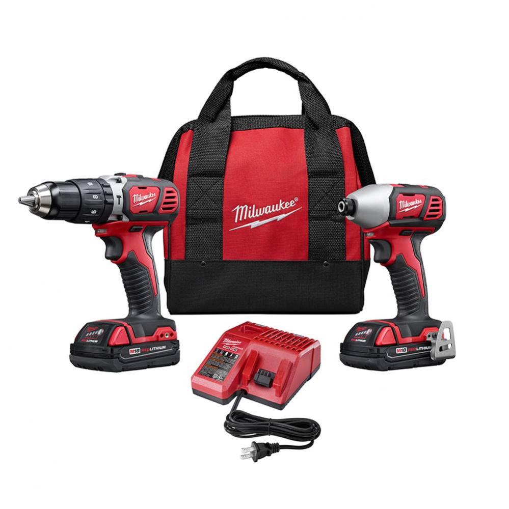 M18 Hammer Drill W/ Impact Driver Compact Kit