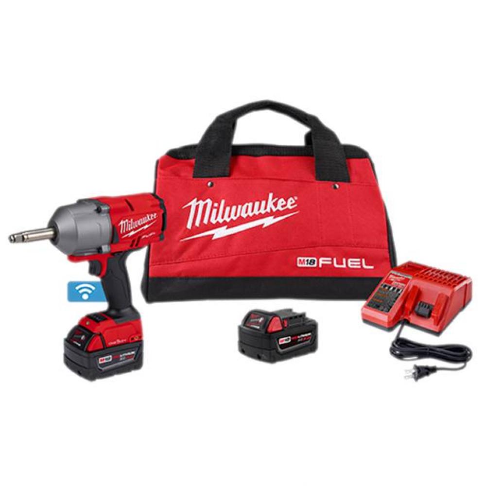 M18 Fuel 1/2'' Ext. Anvil Controlled Torque Impact Wrench W/ One-Key Kit
