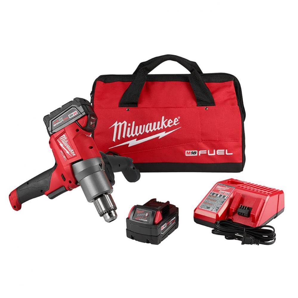 M18 Fuel Mud Mixer W/ 180 Degrees Handle Kit
