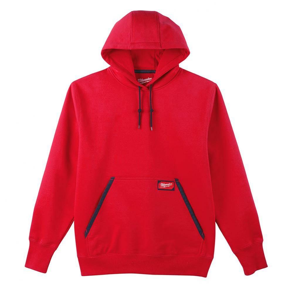 Hd Pullover Hoodie - Red M