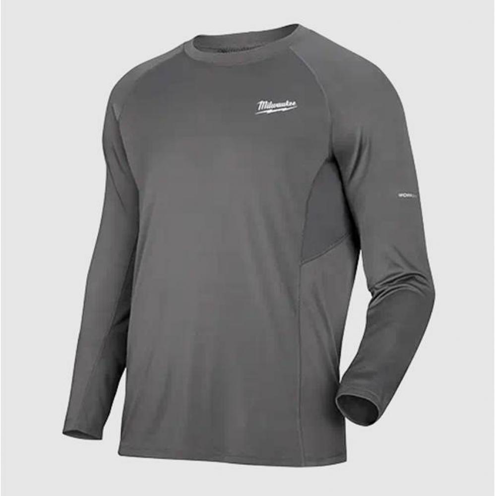 Workskin Midweight Base Layer - Gray S