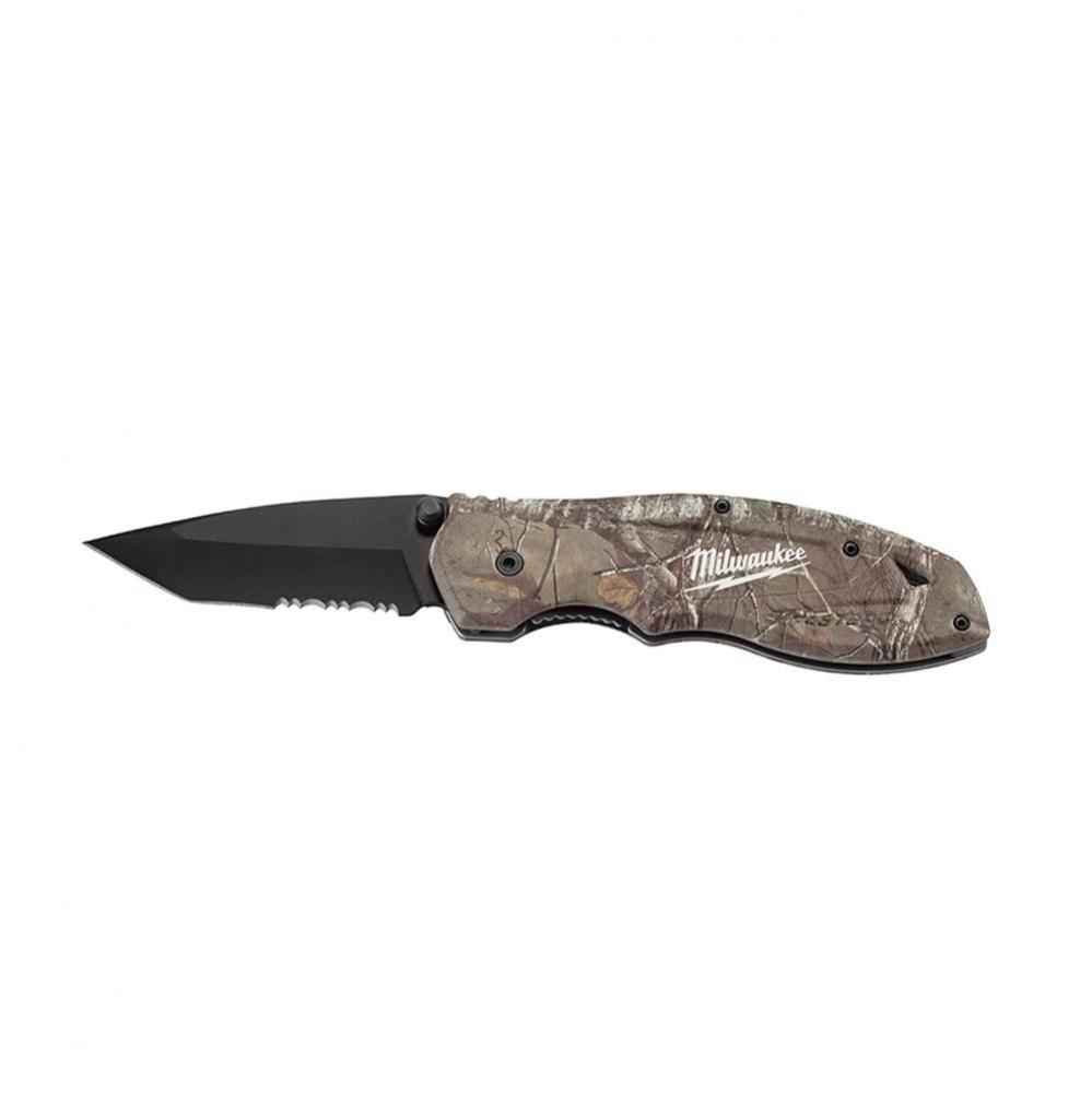 Fastback Camo Spring Assisted Knife - Can''T Sell In New York