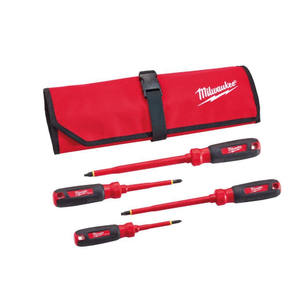 4 Pc Insulated Screwdriver