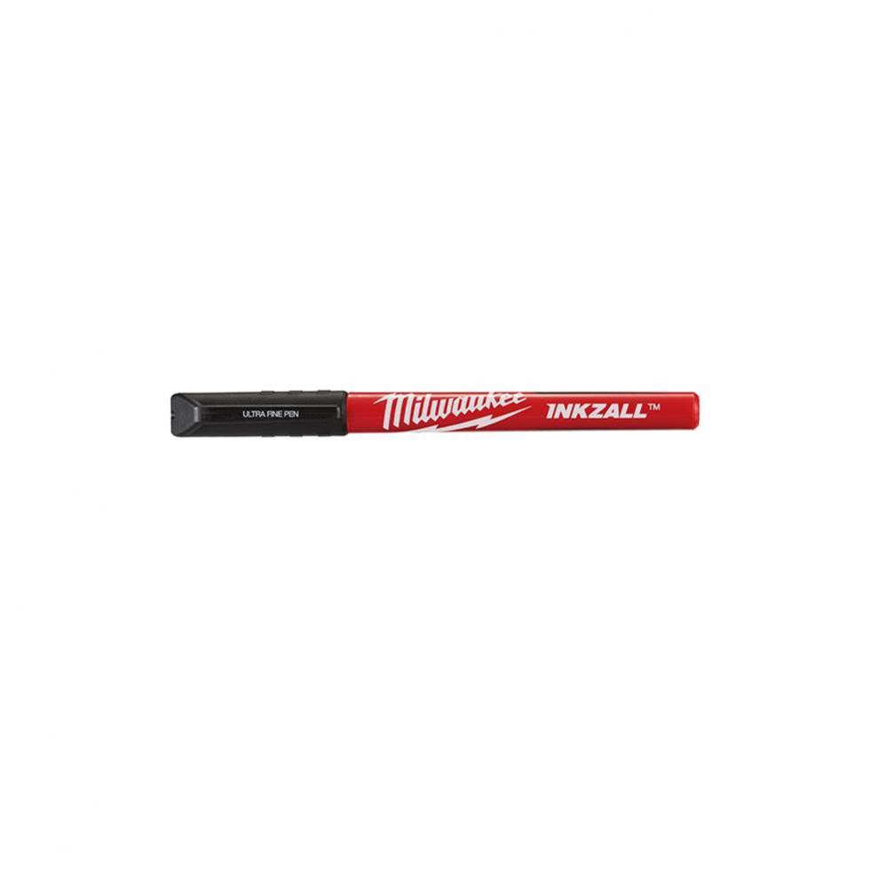 4Pk Inkzall Black Ultra Fine Point Pens