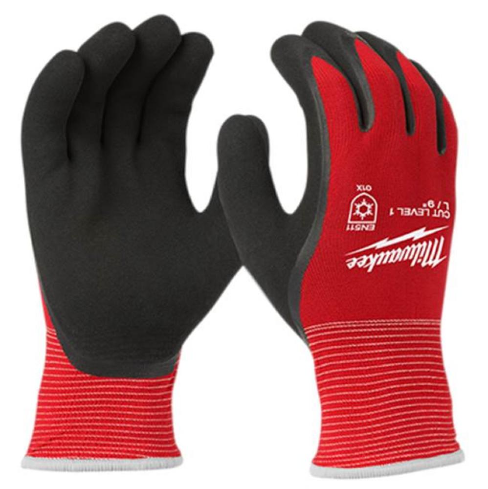 12 Pk Cut Level 1 Insulated Gloves - L