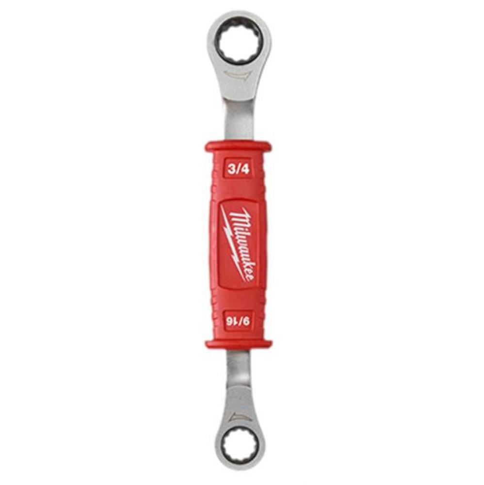 Lineman 2In1 Insulated Ratcheting Box Wrench