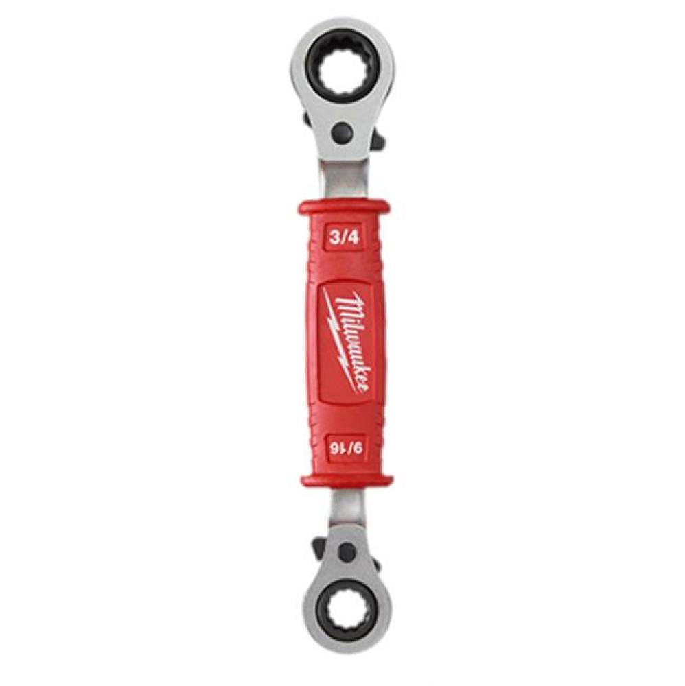 Lineman 4In1 Insulated Ratcheting Box Wrench