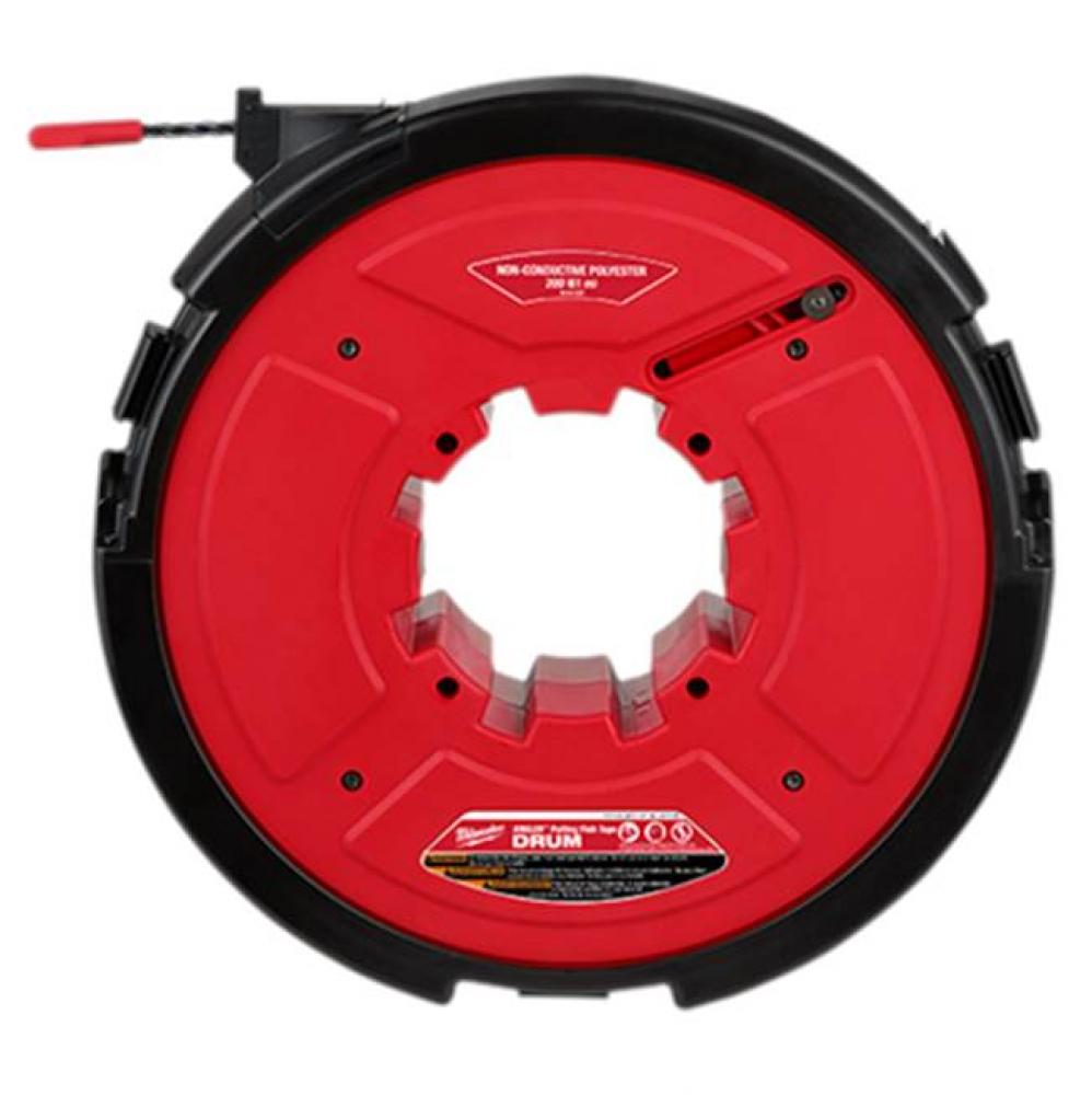 M18 Fuel Angler 200'' Non-Conductive Polyester Pulling Fish Tape Drum