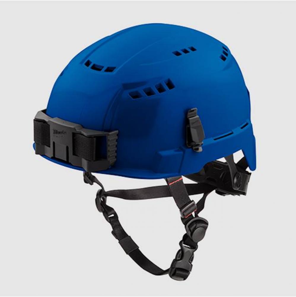 Blue Vented Helmet With Bolt - Class C