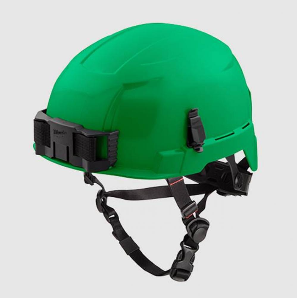 Green Helmet With Bolt - Class E