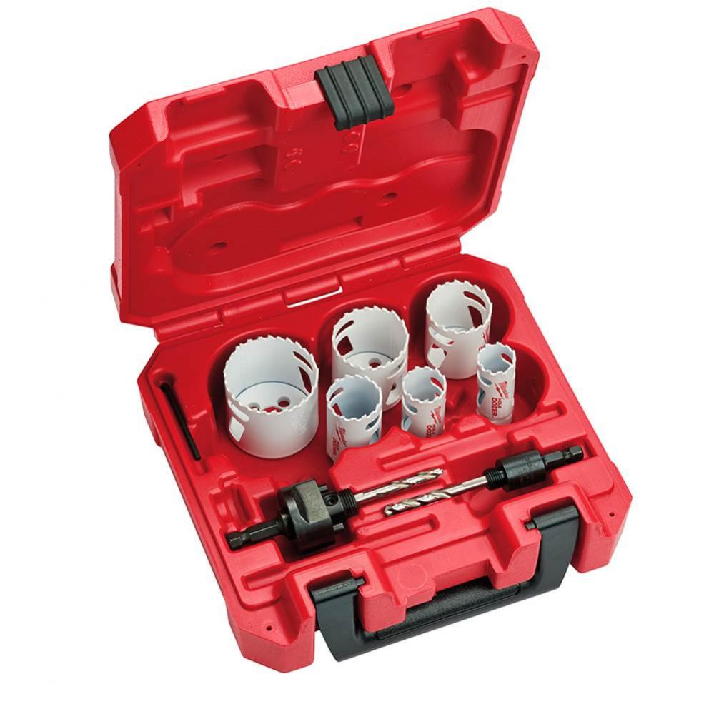 8-Pc Locksmith''S Hole Dozer Hole Saw Kit