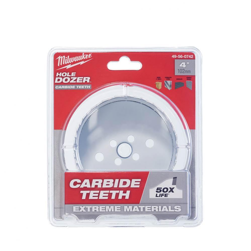 4'' Hole Dozer With Carbide Teeth