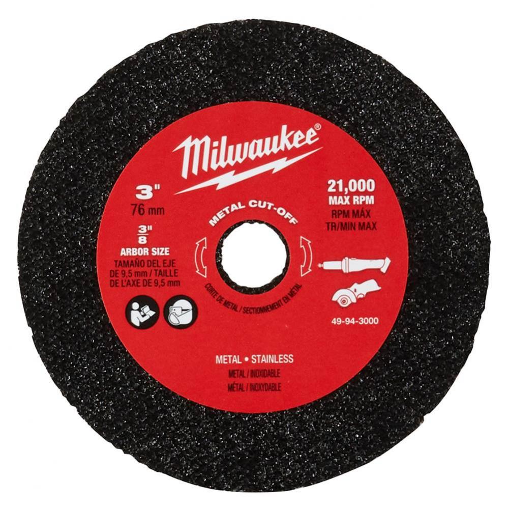 3'' Metal Cut Off Wheel 3Pk