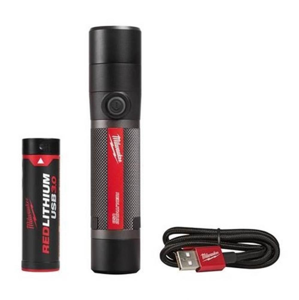 Usb Rechargeable 800L Compact Flashlight