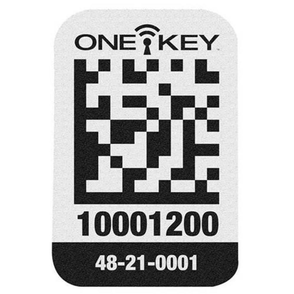 One-Key Asset Id Tag - Sm. Plastic Surface