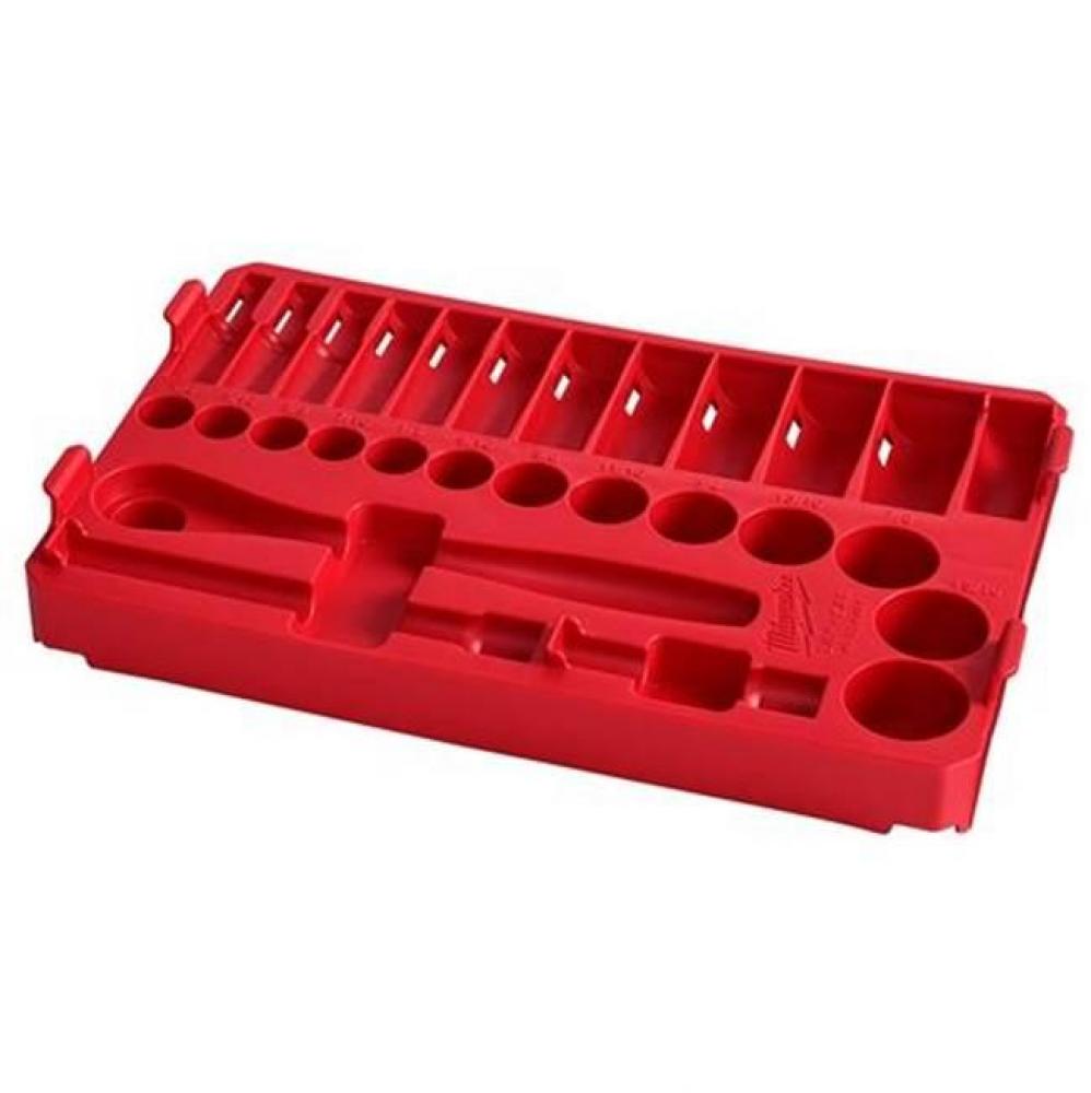 3/8'' 28Pc Sae Rtcht/Sckt In Po-Tray