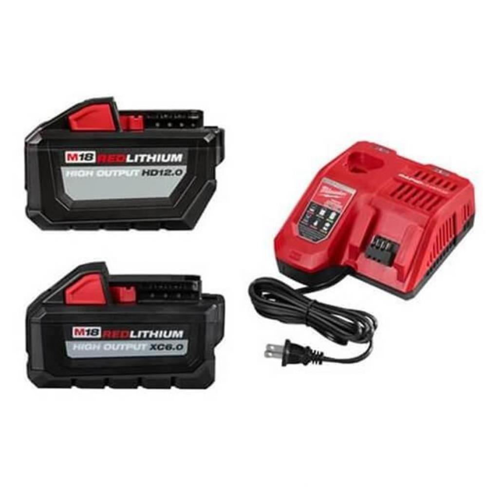 M18 Redlithium High Output Hd12.0/Hd6.0 Starter Kit