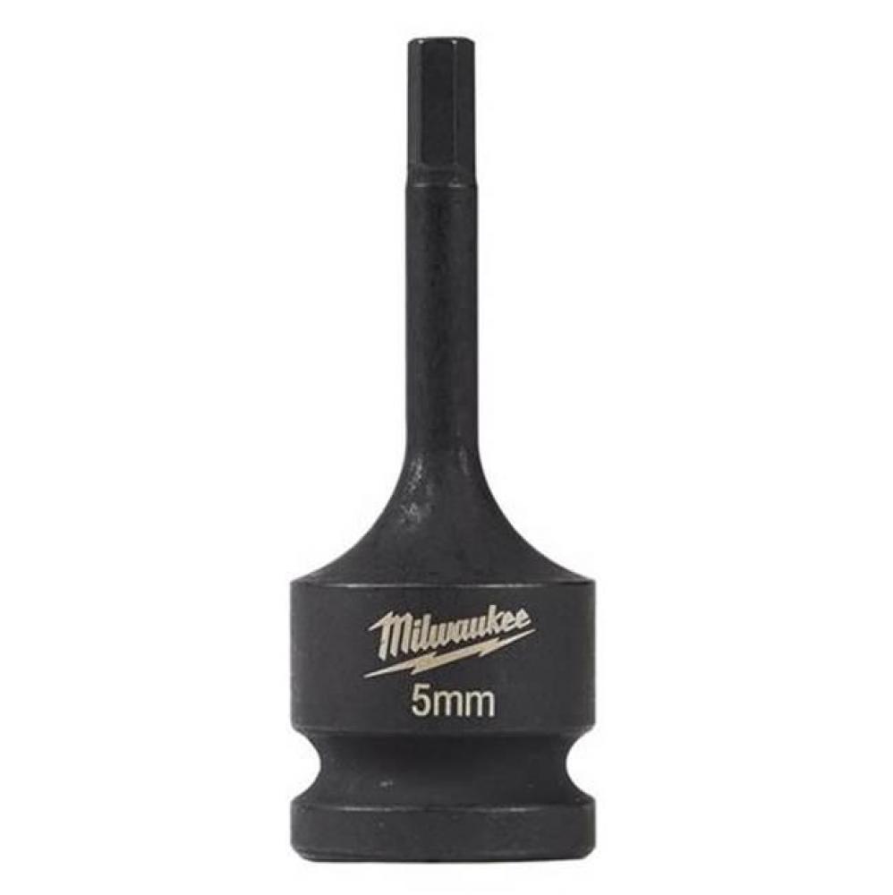 SHOCKWAVE Lineman's 1/2'' 5mm Hex Bit Socket