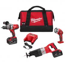 Milwaukee Tool 0928-23 - M28 3 Pack Combo W/Contr Bag