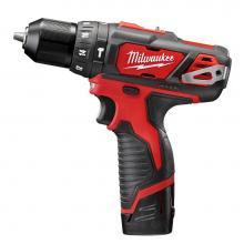 Milwaukee Tool 2408-22 - M12 3/8'' Hmr Drill/Driver Kit