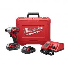 Milwaukee Tool 2656-22CT - M18 1/4'' Hex Impact Driver Kit
