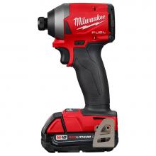 Milwaukee Tool 2853-22CT - M18 Fuel 1/4 Hex Impact Driver Compact Kit