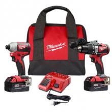 Milwaukee Tool 2893-22 - M18 Brushless Hammer Drill / Impact Combo Kit