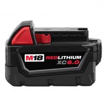 Milwaukee Tool 48-11-1860 - M18 Redlithium Xc6.0 Extended Capacity Battery Pack