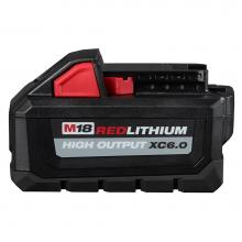 Milwaukee Tool 48-11-1865 - M18 Redlithium High Output Xc6.0 Battery Pack