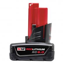 Milwaukee Tool 48-11-2460 - M12 Redlithium Xc6.0 Extended Capacity Battery Pack