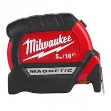 Milwaukee Tool 48-22-0317 - 5M/16Ft Compact Magnetic Tape Measure
