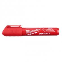Milwaukee Tool 48-22-3256 - Inkzall (12) Large Chisel Tip Red Marker
