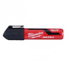 Milwaukee Tool 48-22-3265 - Inkzall (12) Extra Large Chisel Tip Black Marker