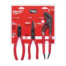 Milwaukee Tool 48-22-6331 - Comfort Grip Pliers Kit - 3 Pc
