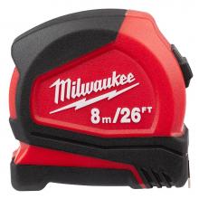 Milwaukee Tool 48-22-6626 - 8M/26Ft Compact Tape Measure