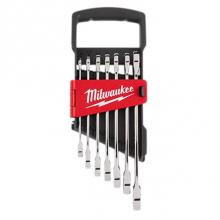 Milwaukee Tool 48-22-9506 - 7Pc Ratcheting Combination Wrench Set - Metric