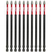 Milwaukee Tool 48-32-4207 - Shockwave 6'' Power Bit Phillips No.2 - 10Pk