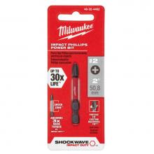 Milwaukee Tool 48-32-4462 - Shockwave 2'' Power Bit Phillips No.2