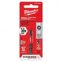 Milwaukee Tool 48-32-4463 - Shockwave 2'' Power Bit Phillips No.3