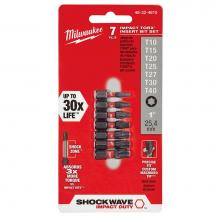 Milwaukee Tool 48-32-4615 - Shockwave 7Pc Torx 1'' Insert Bit Set