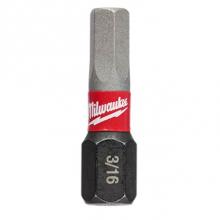 Milwaukee Tool 48-32-4725 - Shockwave Insert Bit Hex 3 mm - Bulk (25)