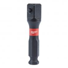 Milwaukee Tool 48-32-5700 - SHOCKWAVE Lineman's 7/16'' to 1/2'' Impact Socket Adapter (Bulk 10)