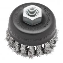 Milwaukee Tool 48-52-5050 - 3'' Knot Wire Cup Brush - Stainless Steel