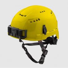 Milwaukee Tool 48-73-1302 - Yellow Vented Helmet With Bolt - Class C