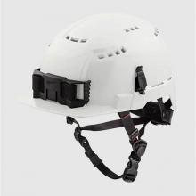 Milwaukee Tool 48-73-1320 - White Front Brim Vented Helmet With Bolt - Class C