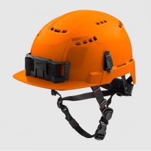 Milwaukee Tool 48-73-1332 - Orange Front Brim Vented Helmet With Bolt - Class C