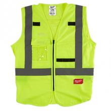 Milwaukee Tool 48-73-5061 - High Visibility Yellow Safety Vest - S/M (Csa)