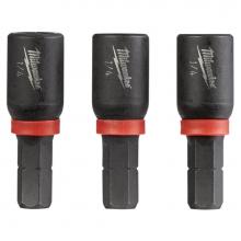Milwaukee Tool 49-66-4512 - SHOCKWAVE Impact Duty 1/4'' Insert Magnetic Nut Driver 3PK