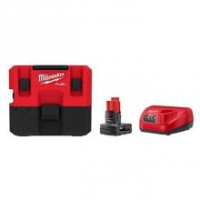 Milwaukee Tool 0960-21 - M12 Fuel 1.6 Gallon Wet/Dry Vacuum Kit